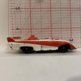 White Red Charlie Brown Aviva ©1950 United Feature Diecast Car EQ