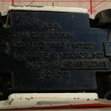 White Red Charlie Brown Aviva ©1950 United Feature Diecast Car EQ
