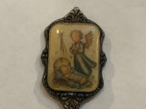 Christmas 1983 Angel Singing to a Baby Collectable Souvenir Spoon EZ