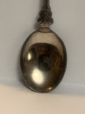 Blue White Clock Souvenir Spoon