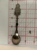 Blue White Clock Souvenir Spoon