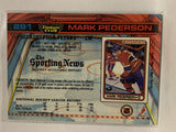 #291 Mark Pederson Rookie Montreal Canadiens 1991-92 Topps Stadium Club Hockey Card  NHL