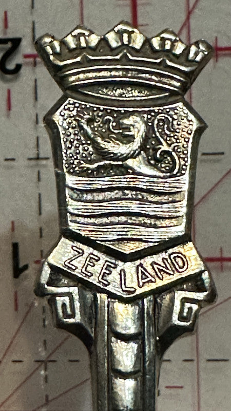 Zeeland Crest Emblem Speculum Plate Netherlands Europe Souvenir Spoon