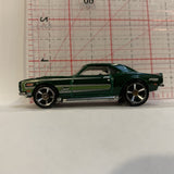 Green '68 COPC Camaro ©2010 Hot Wheels Diecast Car EQ