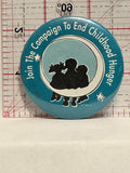 Join the Campaign to End Childhood Hunger Logo Button Pinback