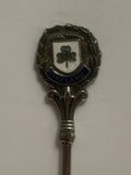 Ireland Green Shamrock Souvenir Spoon