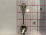 Honeymoon Bay British Columbia Dogwood Flower Collectable Souvenir Spoon EZ