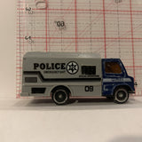 Blue Grey Police Emergency Unit Truck Unbranded Diecast Car FA