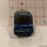 Blue Grey Police Emergency Unit Truck Unbranded Diecast Car FA