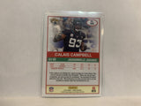 #69 Calais Campbell Jacksonville Jaquars 2019 Score Football Card MB