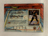 #343 Jaromir Jagr Rookie Pittsburgh Penguins 1991-92 Topps Stadium Club Hockey Card  NHL