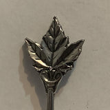 Vancouver British Columbia Maple Leaf Collectable Souvenir Spoon AI