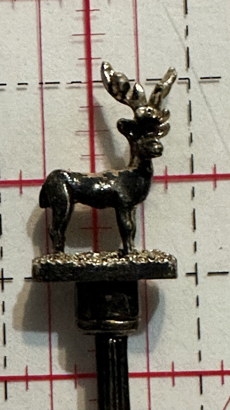 Radium Hot Springs Deer WAPW British Columbia Souvenir Spoon