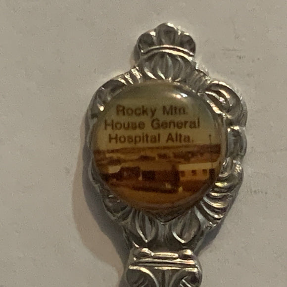 Rocky Mountain House General Hospital Alberta Collectable Souvenir Spoon AI