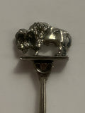 Fort Macleod Alberta Bison Souvenir Spoon