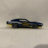 Blue Milodon'72 Ford Gran Torino Sport ©2010 Hot Wheels Diecast Car FA