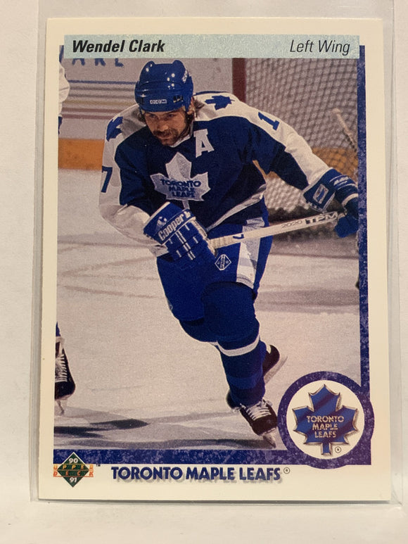 #3 Wendel Clark Toronto Maple Leafs 1990-91 Upper Deck Hockey Card  NHL