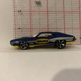 Blue Milodon'72 Ford Gran Torino Sport ©2010 Hot Wheels Diecast Car FA