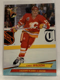 #272 Carey Wilson Calgary Flames 1992-93 Fleer Ultra Hockey Card  NHL