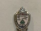 New Yrok Bird Flower Tree Collectable Souvenir Spoon NU