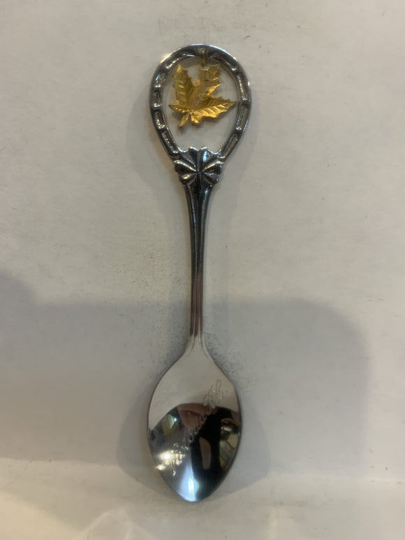 Victoria BC Maple Leaf Souvenir Spoon