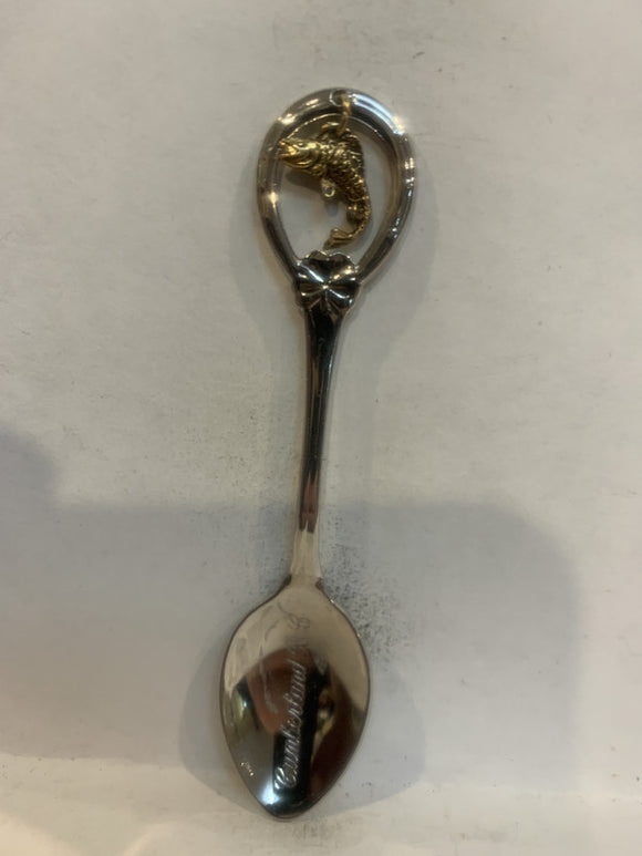 Cumberland BC Salmon Fish Souvenir Spoon