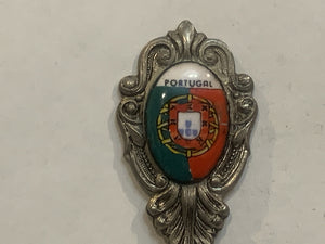 Portugal Crest Flag Collectable Souvenir Spoon NU