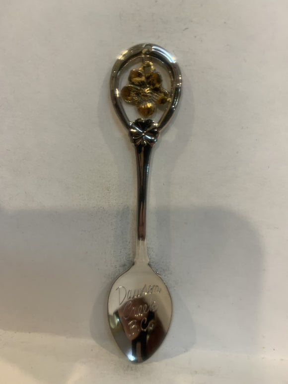Dawson Creek BC Dogwood Flower Souvenir Spoon