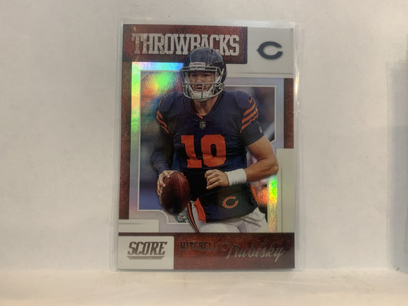 #T-5 Mitchell Trubisky Chicago Bears 2019 Score Football Card MD