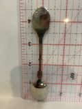 Cross Stitch Rose Flower Souvenir Spoon