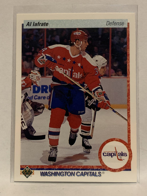 #539 Al Ianfrate Washington Capitals 1990-91 Upper Deck Hockey Card  NHL