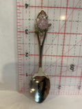 Edmonton Alberta Wild Rose Souvenir Spoon