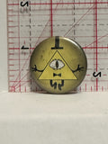 Bill Cipher Gravity Falls TV Character Button Pinback