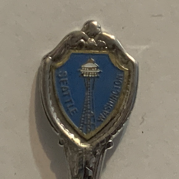 Seattle Washington Space Needle The Evergreen State Collectable Souvenir Spoon AJ
