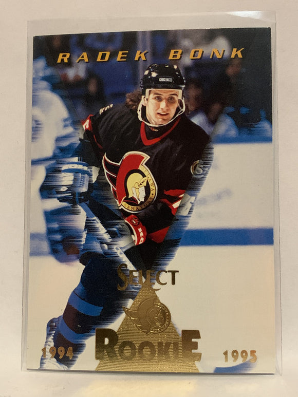 #186 Radek Bonk Rookie Ottawa Senators 1994-95 Select Hockey Card  NHL