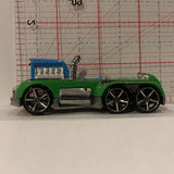 Green Semi Psycho Hot Wheels Diecast Car FB