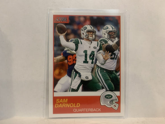 #152 Sam Darnold New York Jets 2019 Score Football Card MD