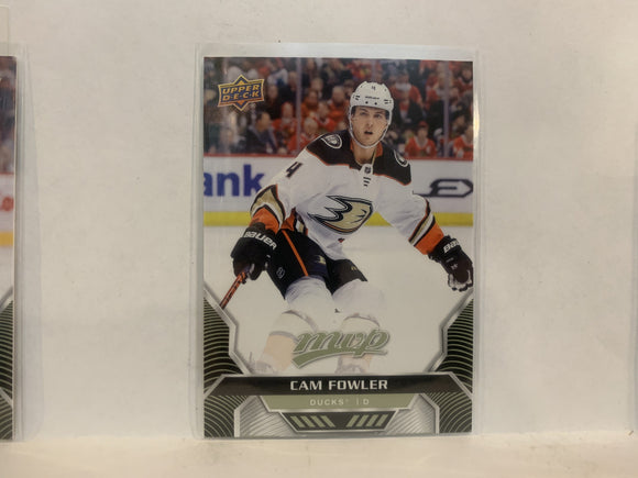 #73 Cam Fowler Anaheim Ducks 2020-21 Upper Deck MVP Hockey Card ME