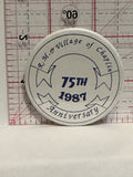 R.M. Village of Chaplin 75th 1987 Button Pinback