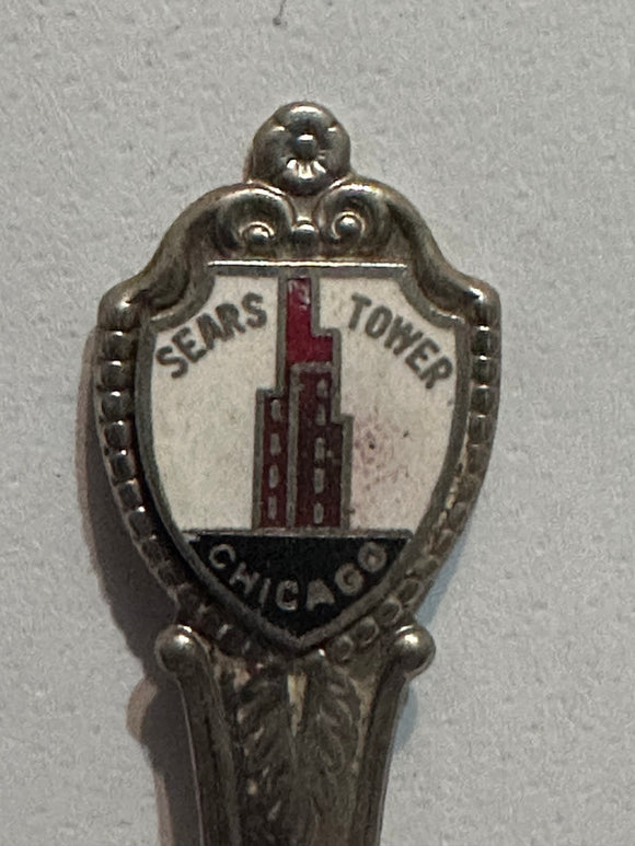 Chicago Sears Tower Illinois Souvenir Spoon