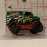 Green Stunt Team V5316 ©2012 Hot Wheels Diecast Car FB