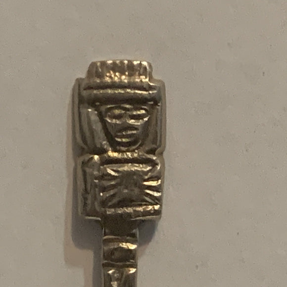 Mazetlan Chief Calender Collectable Souvenir Spoon AK