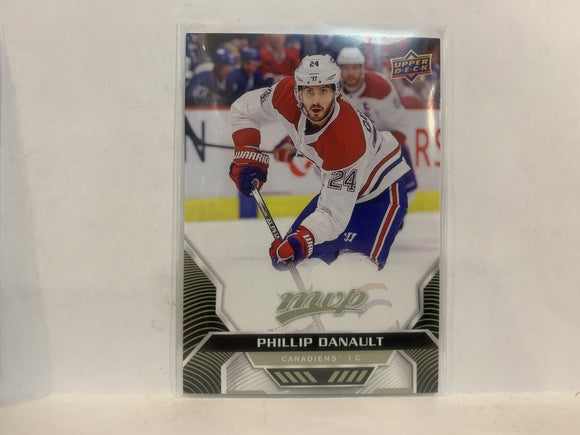 #164 Phillip Danault Montreal Canadiens 2020-21 Upper Deck MVP Hockey Card ME