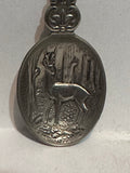 Texas Rodeo Deer DAI Holland Texas Souvenir Spoon