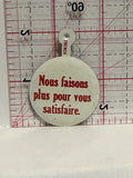 Nous Faisons plus pour vous satisfaire Foldover Button Pinback