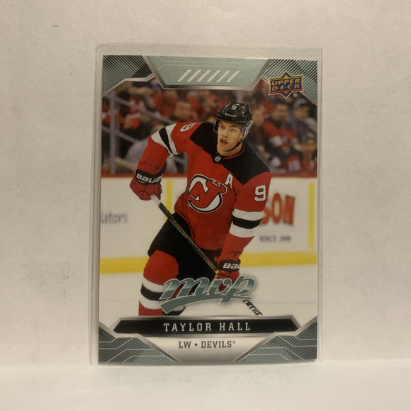 #153 Taylor Hall New Jersey Devils 2019-20 Upper Deck MVP Hockey Card KT