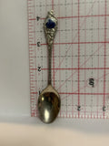 Blue White Windmill Souvenir Spoon