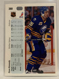 #380 Dean Kennedy Buffalo Sabres 1990-91 Upper Deck Hockey Card NHL