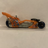 Orange Motorcycle Racer ©2000 Hot Wheels Diecast Car FB