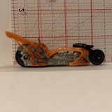 Orange Motorcycle Racer ©2000 Hot Wheels Diecast Car FB
